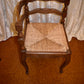 Antique French Oak Corner Chair