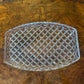 Diamond Cut Design Rectangle Tray