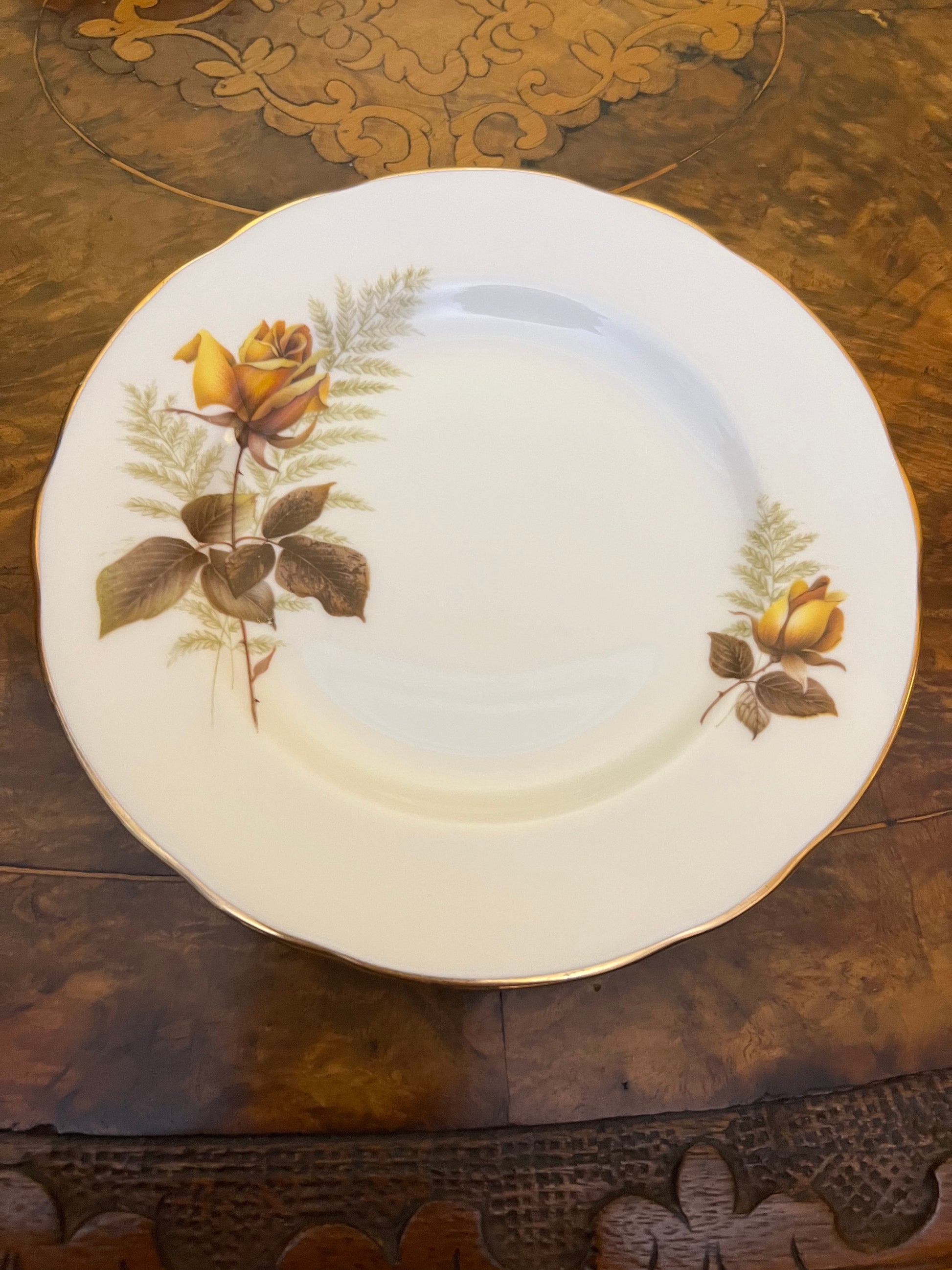 Duchess Yellow Rose Print Side Plate 