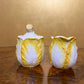 ESD Yellow Flower Milk & Sugar Bowls 