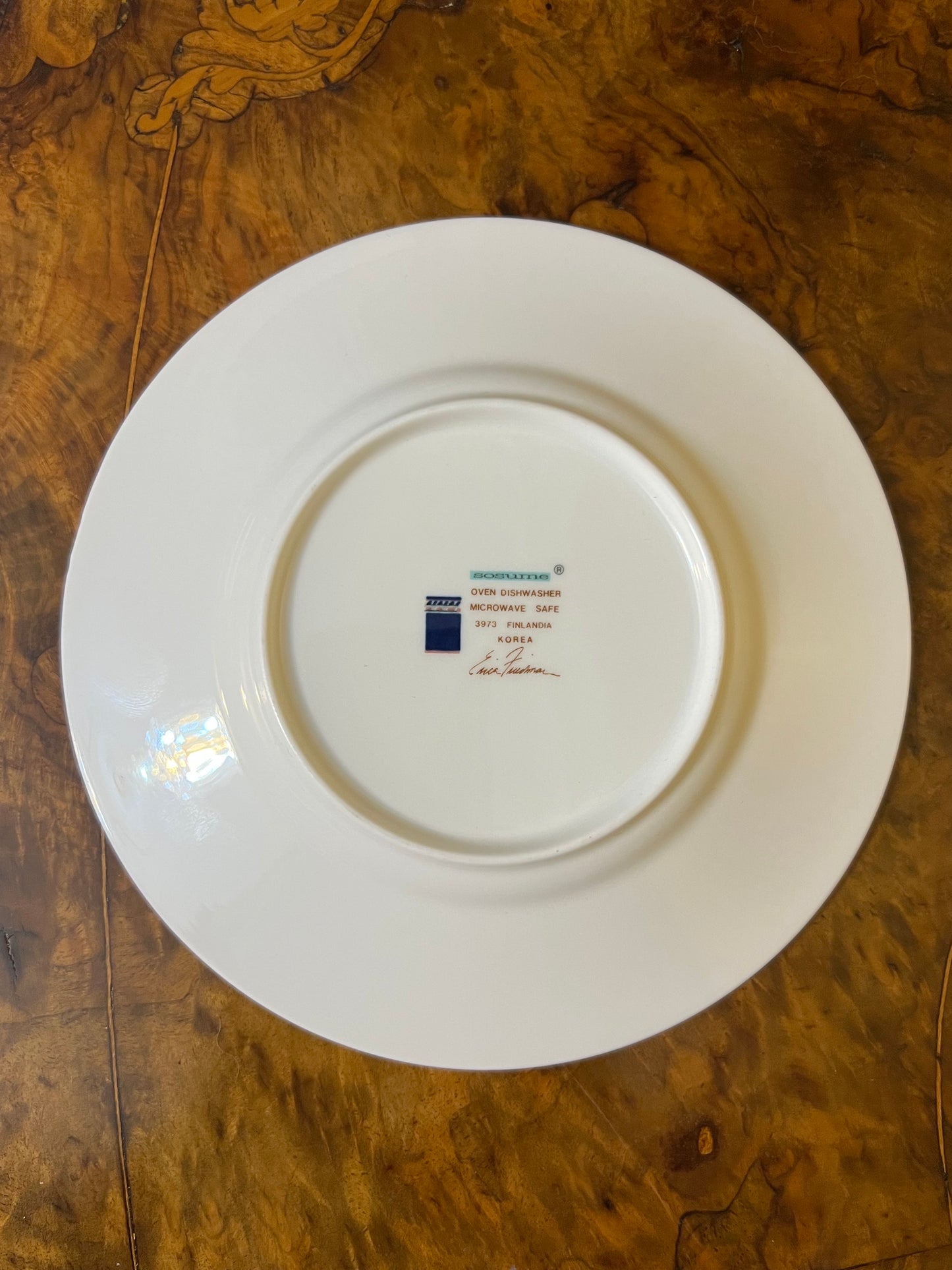 Finlandia Designed By Erica Friedman Saucer Plate