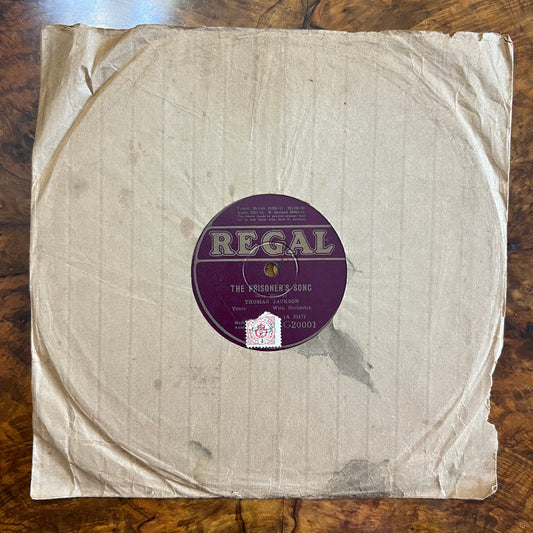 Fred Douglas She's Everybody's Sweetheart/ Thomas Jackson The Prisoner's Song Record