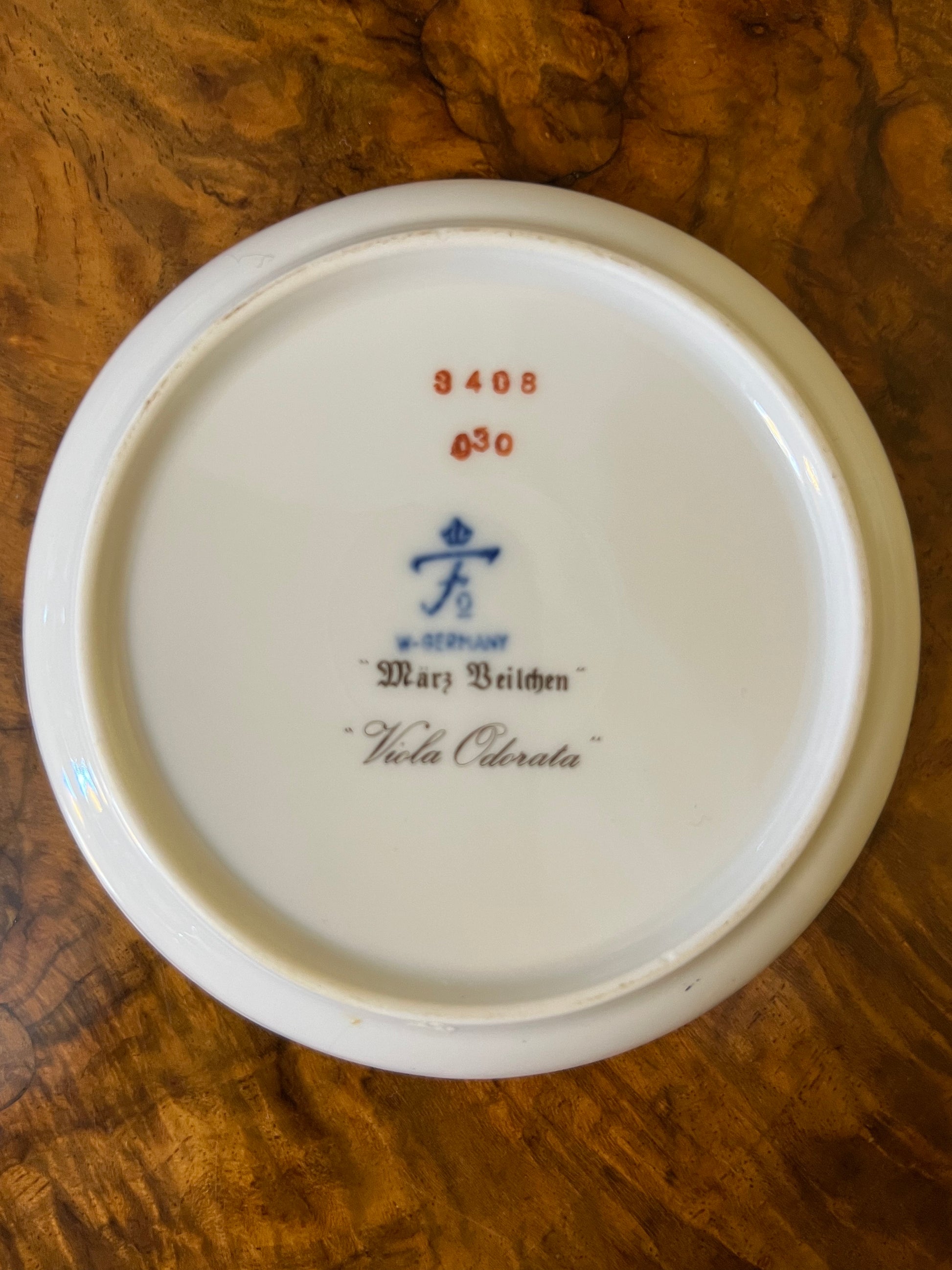 Furstenberg Violet Coaster Small Plate