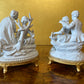 Germany Unterweissbach Bisque Porcelain of Women & Man