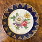Gloria Bavaria Bayreuth Floral Cobalt Gold Plate