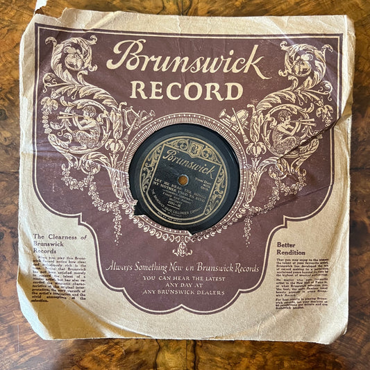 Gordon Gabriel Let Me Hear The Songs My Mother Used To Sing/ Frank & James Mc Gravy Sweet Genevieve Record