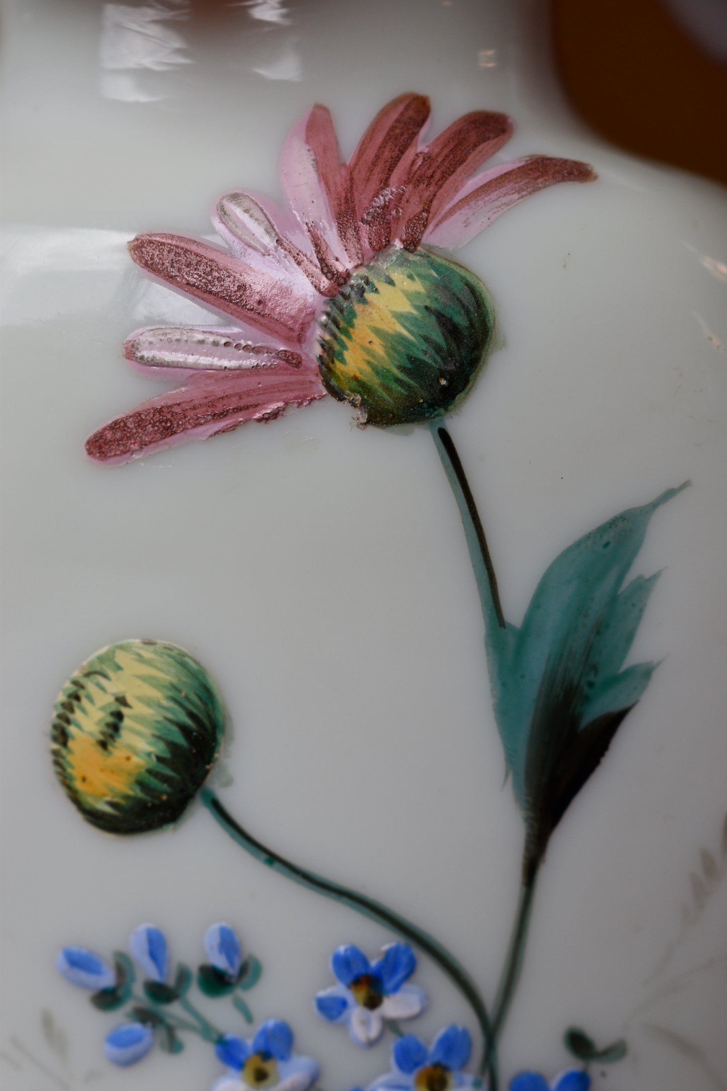 Hand Painted Floral Vase 
