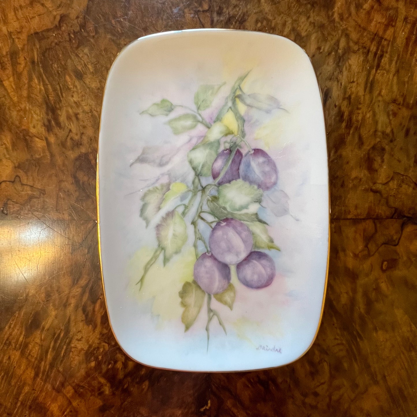 Hand Painted Rectangle Plate