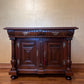 Antique 19th Century French Marble Insert Sideboard