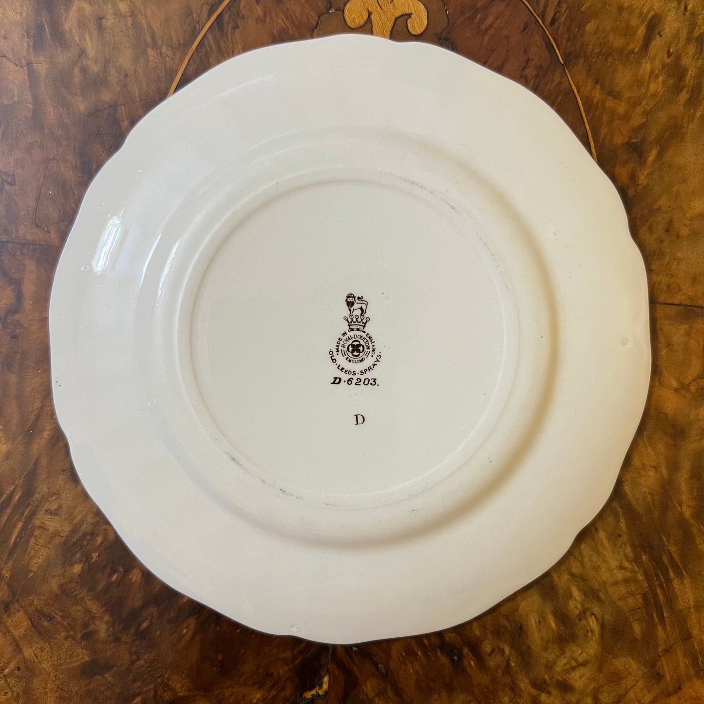 Royal Doulton Old Leeds Spray Side Plate