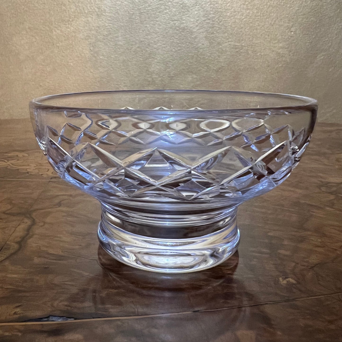 Vintage Crystal Desert Bowls Set Of Six
