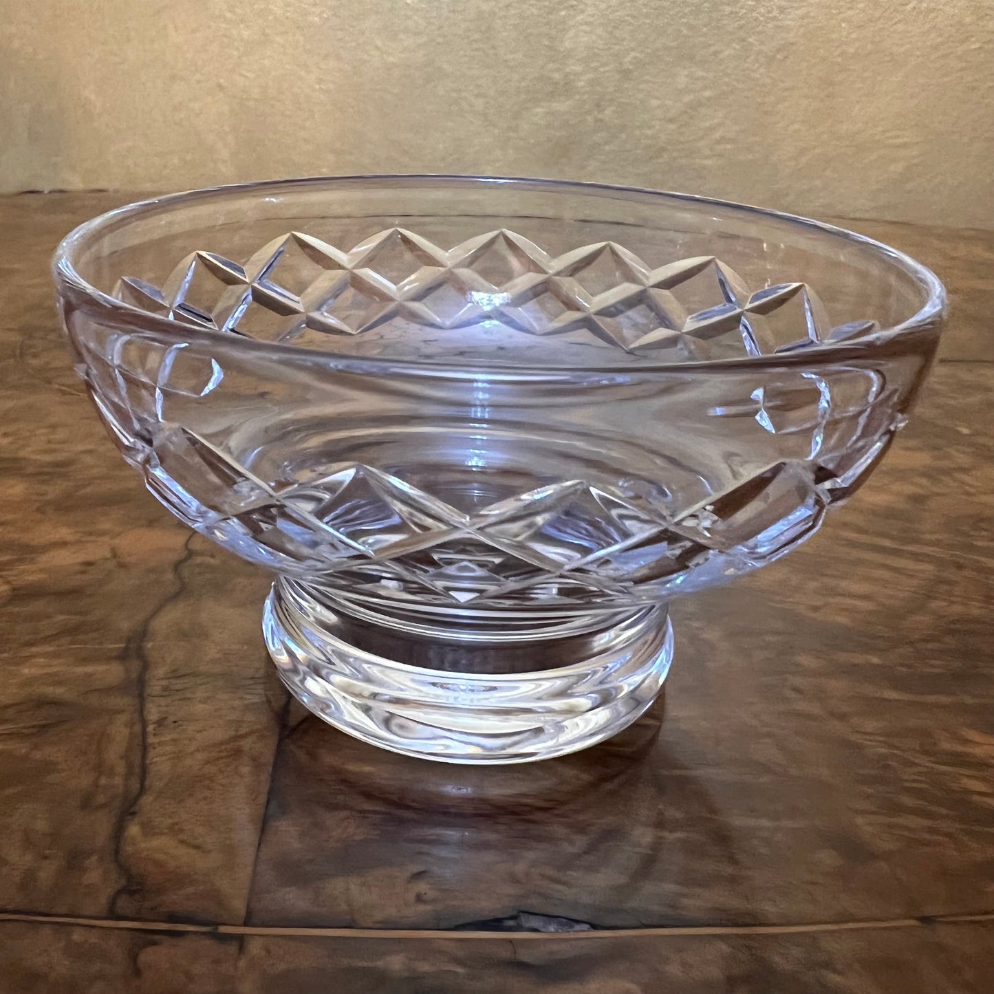 Vintage Crystal Desert Bowls Set Of Six