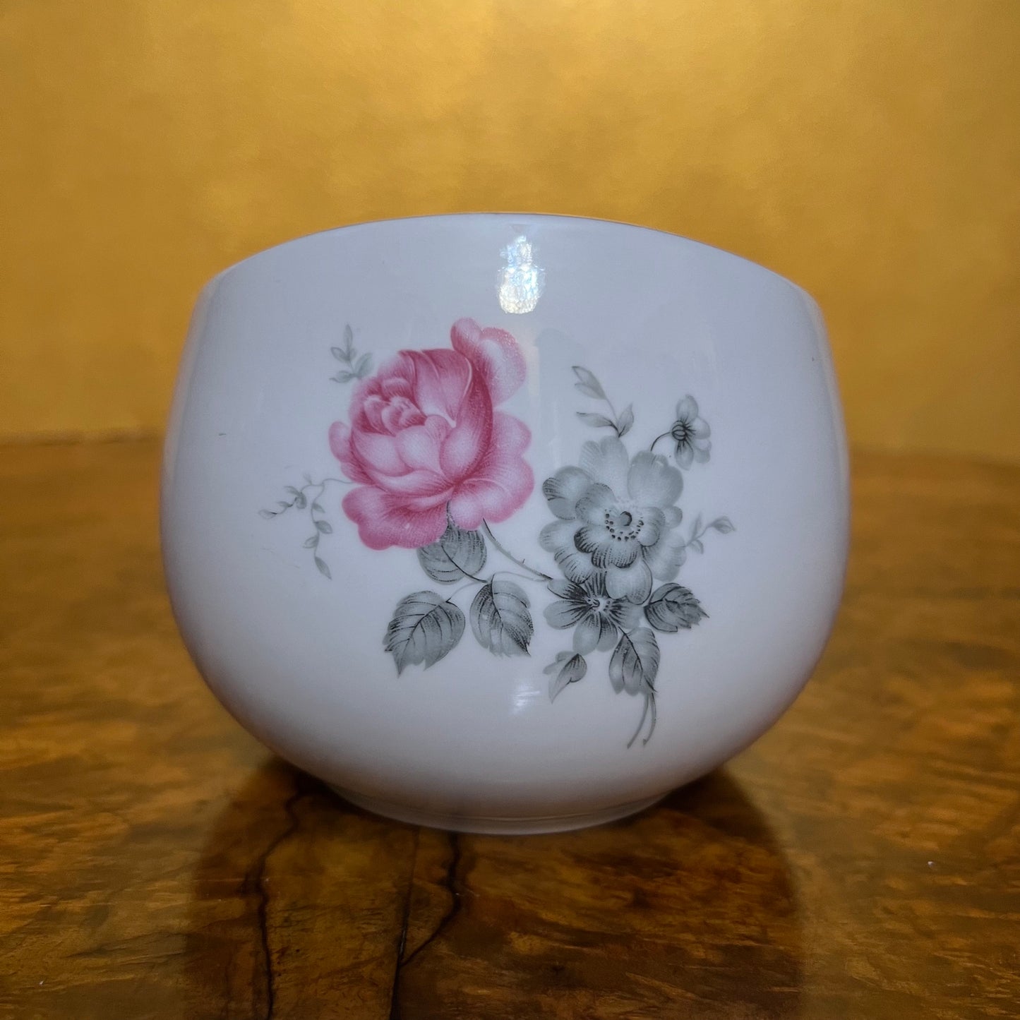 Vintage KPM Krister Floral Bowl Vase