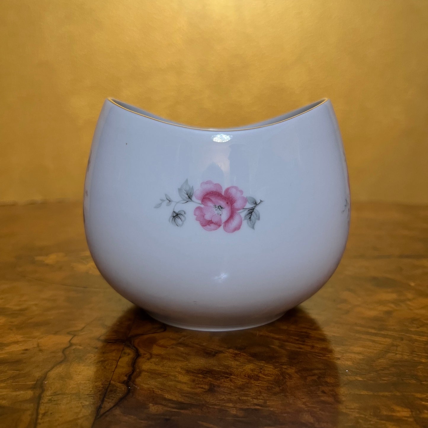 Vintage KPM Krister Floral Bowl Vase