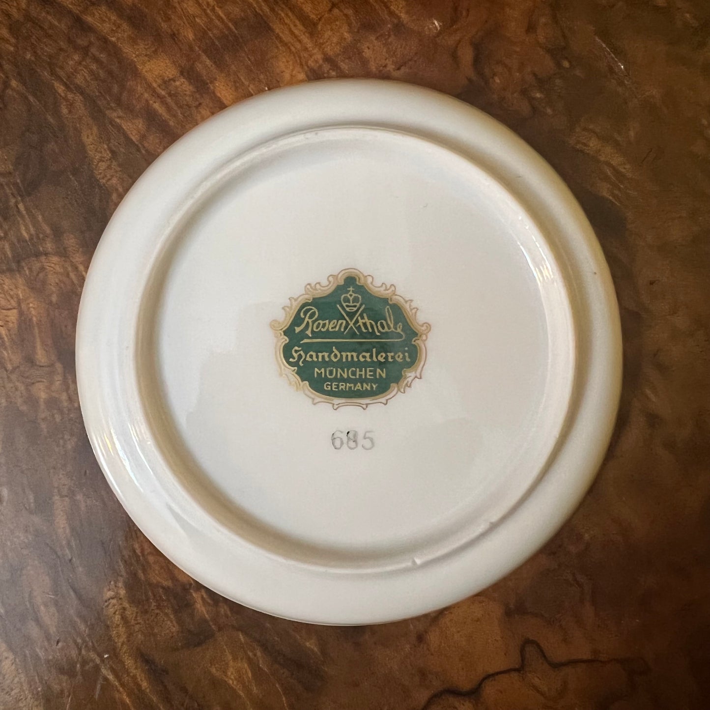 Rosenthal Handmalerei München Bird Print Dish