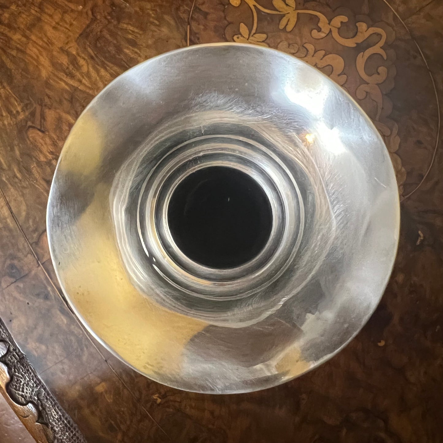 Sterling Silver Cylinder Vase