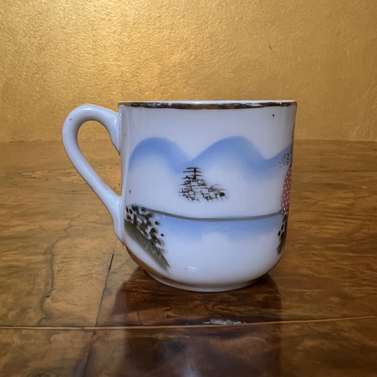 Vintage Japanese Coffee Cup Set Of 10