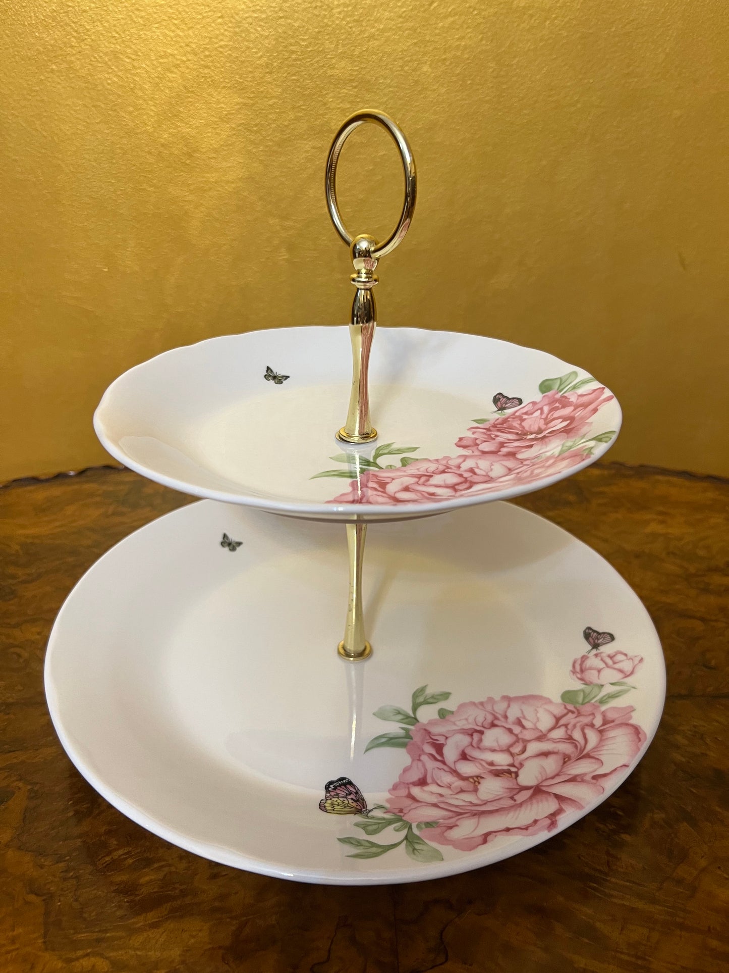 Royal Albert Mirander Kerr Everyday Friendship 2 Tier Cake Stand