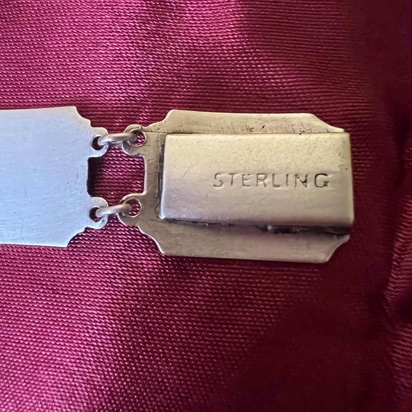 Siam Sterling Silver Niello Panel Bracelet & Earrings Set