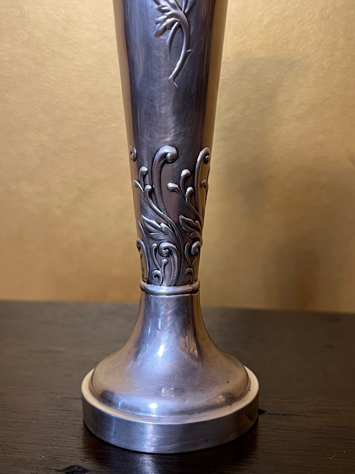 Antique Hardy Bros Brisbane & Birmingham 1901 Sterling Silver Trumpet Vase