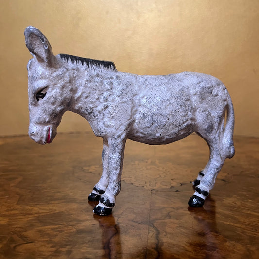 Vintage Cast Iron Donkey Money Box