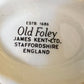 Vintage Old Foley James Kent Floral Small Dish