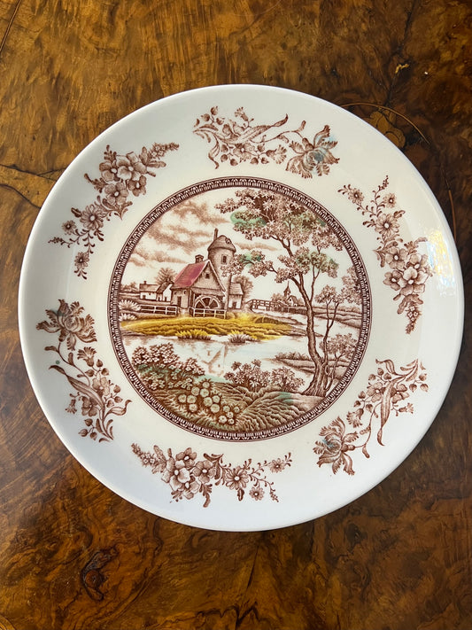 Landscape Superior Underglaze Dinner Plate