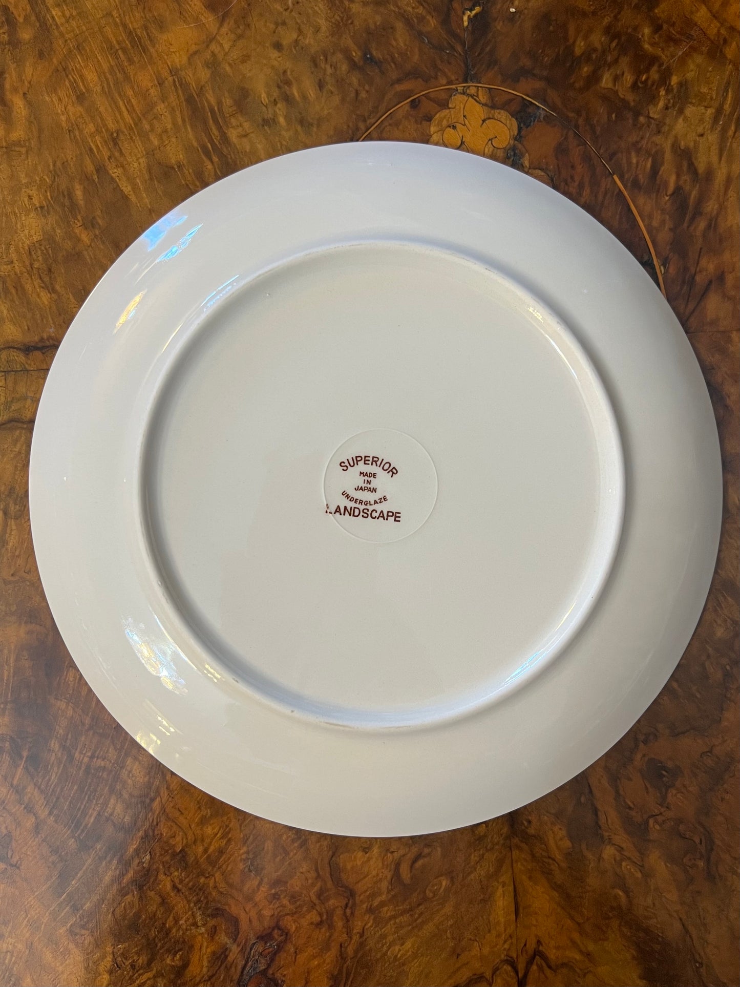 Landscape Superior Underglaze Dinner Plate