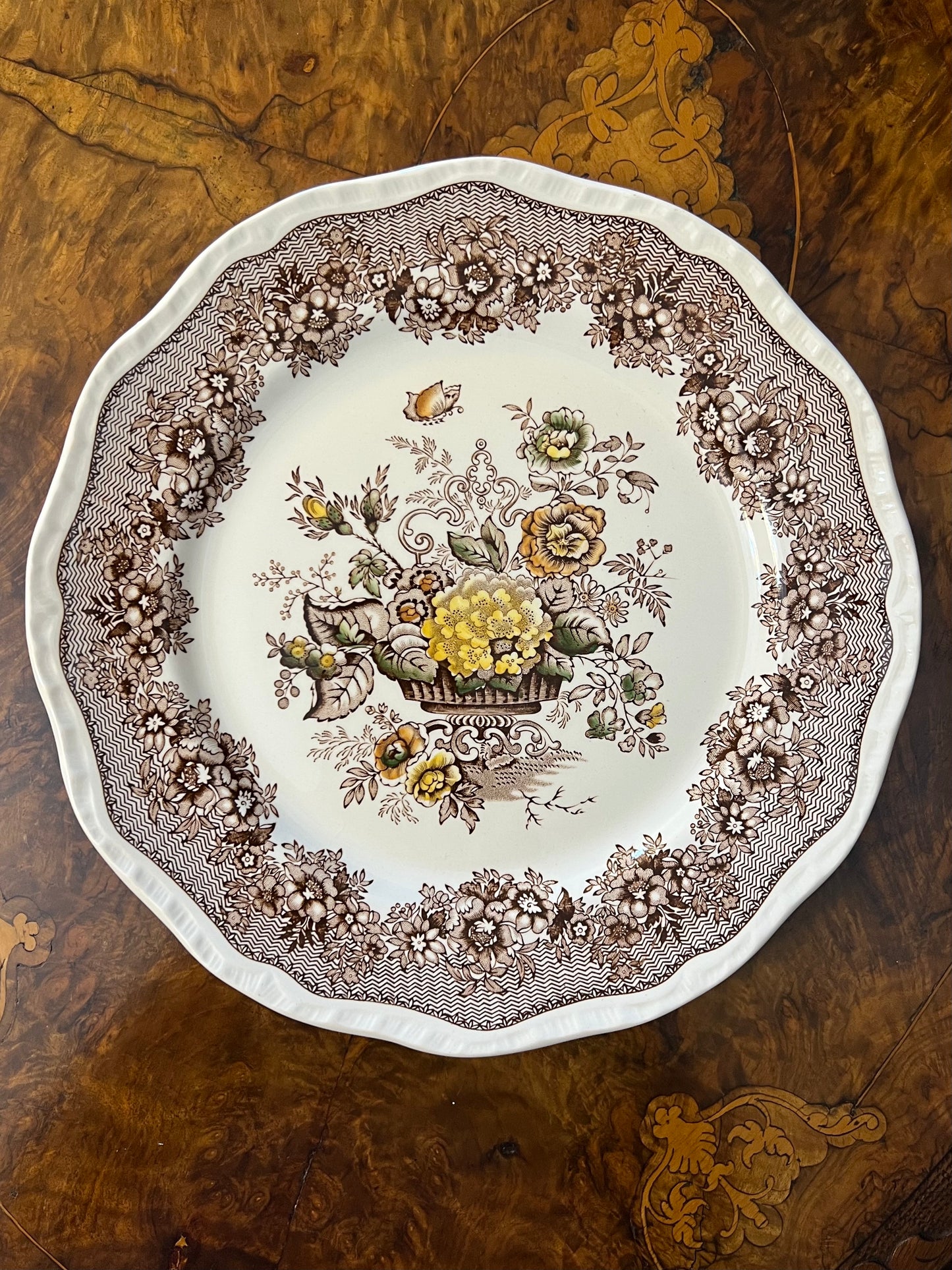 Vintage Mason Ironstone Ascot Dinner Plate