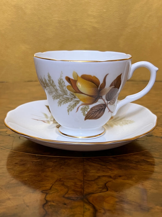 Duchess Yellow Rose Tea Cup & Saucer