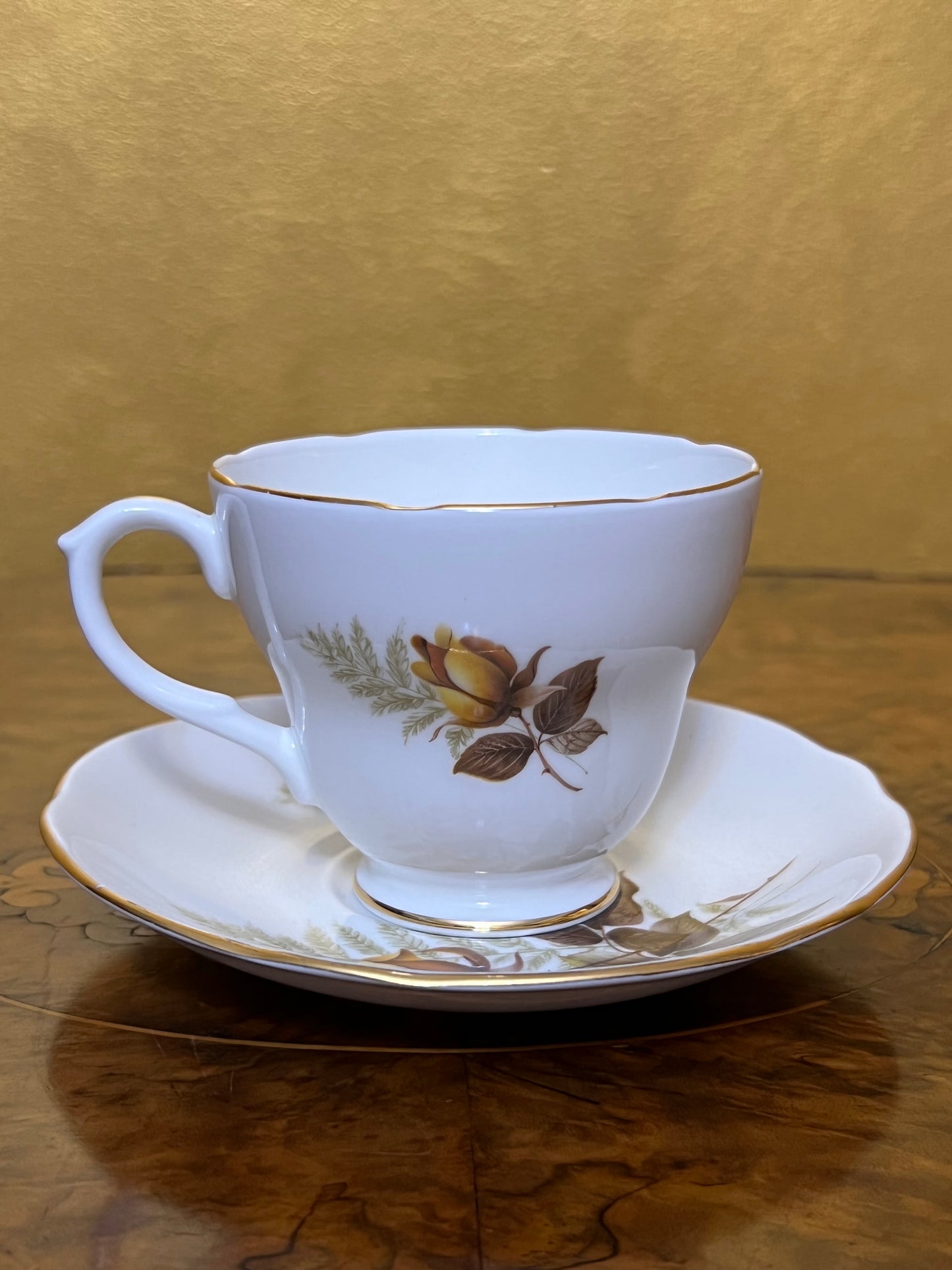 Duchess Yellow Rose Tea Cup & Saucer