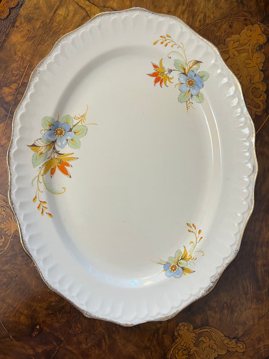 Vintage Swinnertons Staffordshire Luxor Vellum Serving Platter