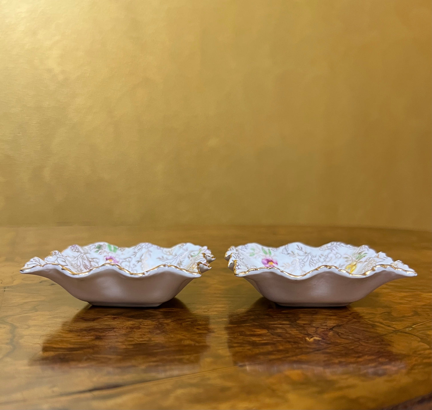 Vintage James Kent Pearl Delight Small Ticket Bowl Pair