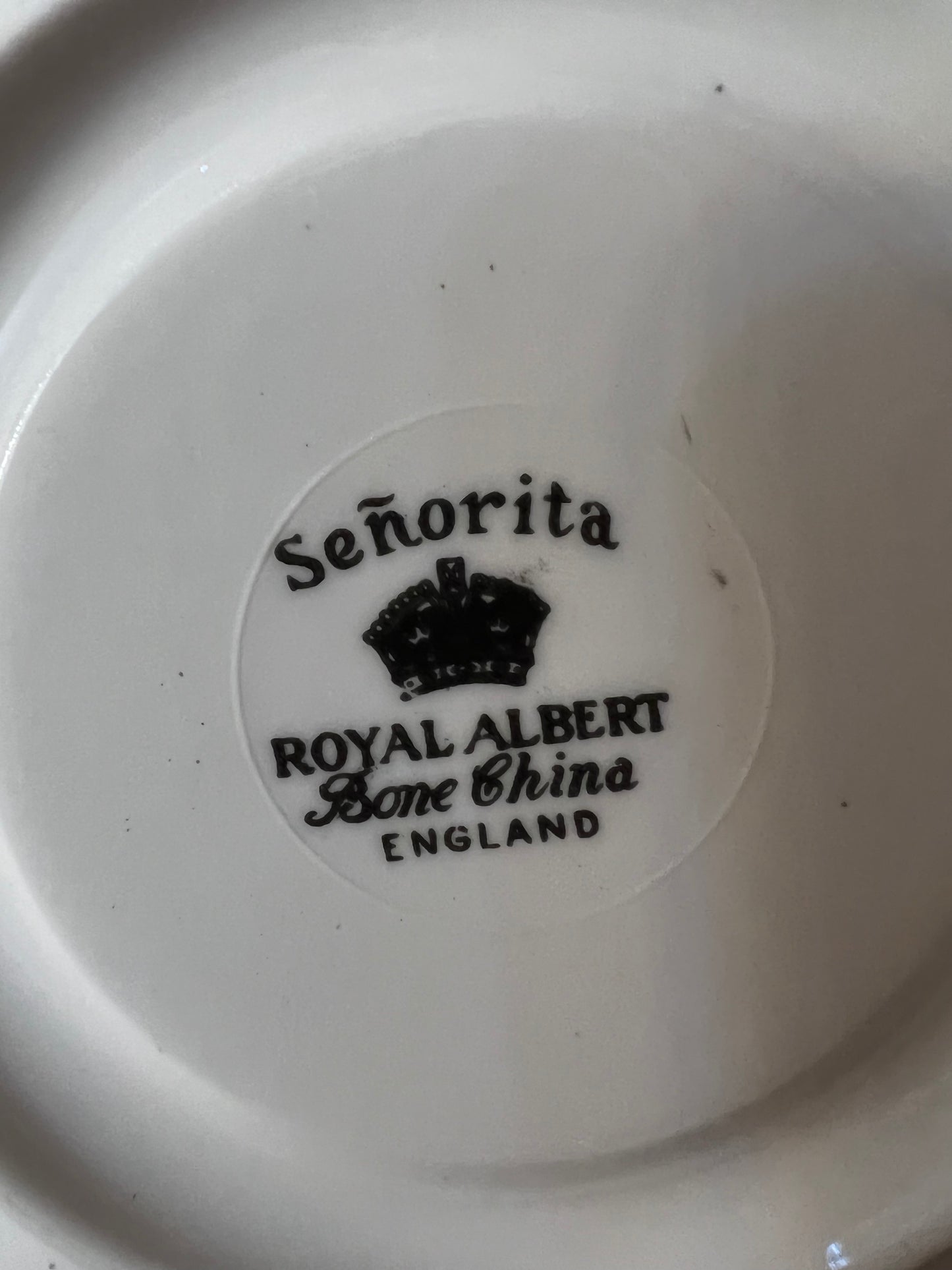 Vintage Royal Albert Senorita Saucer Replacement