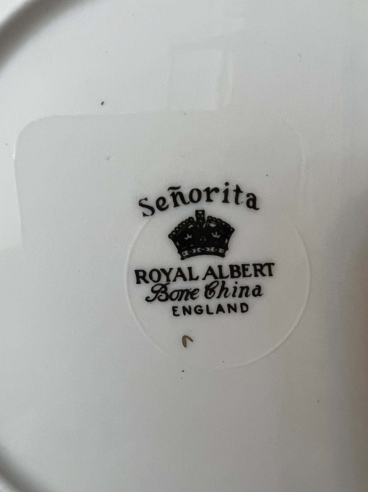 Vintage Royal Albert Senorita Side Plate Replacement