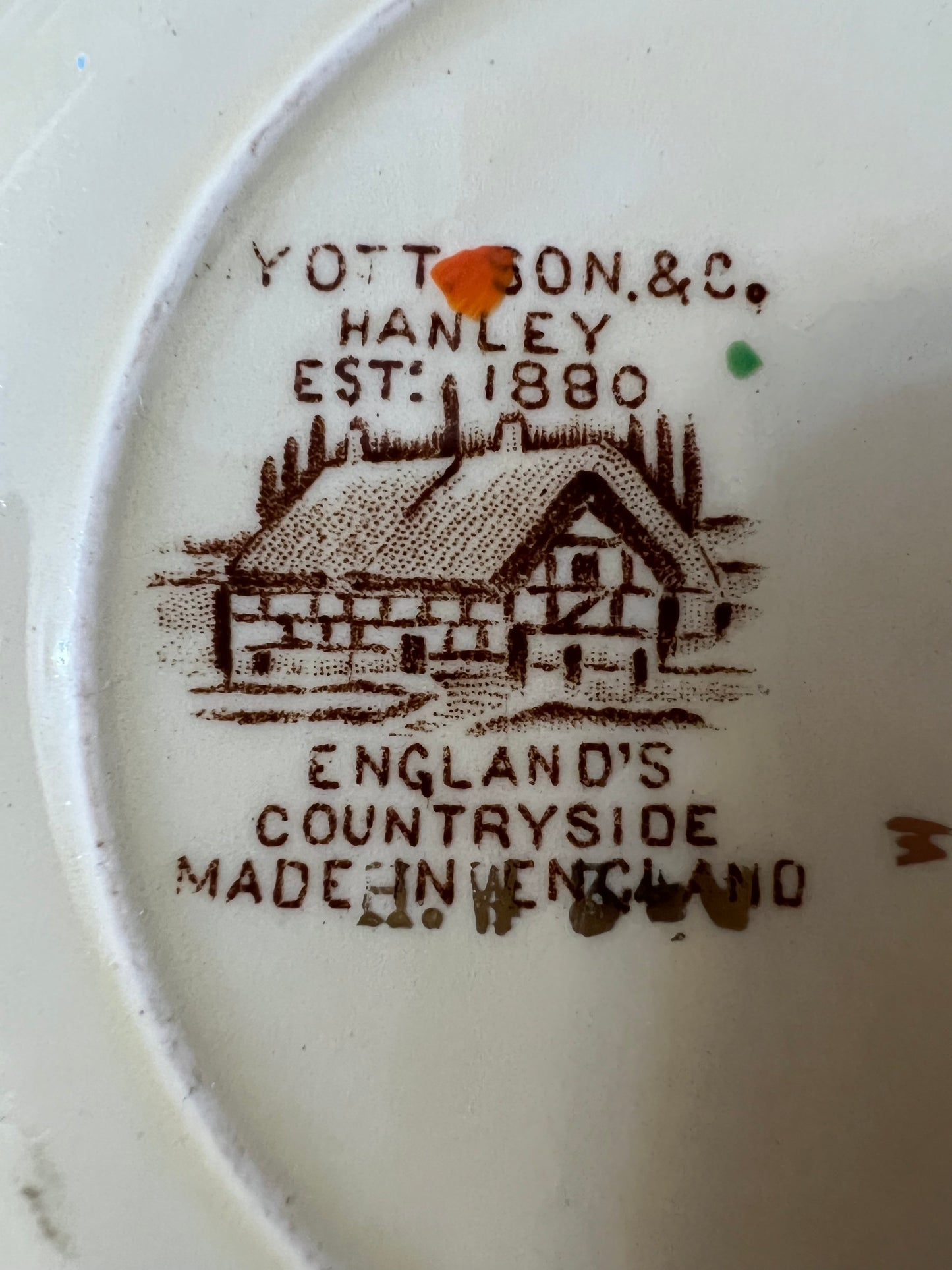 Vintage Myott & Sons Englands Countryside Side Plate Replacement