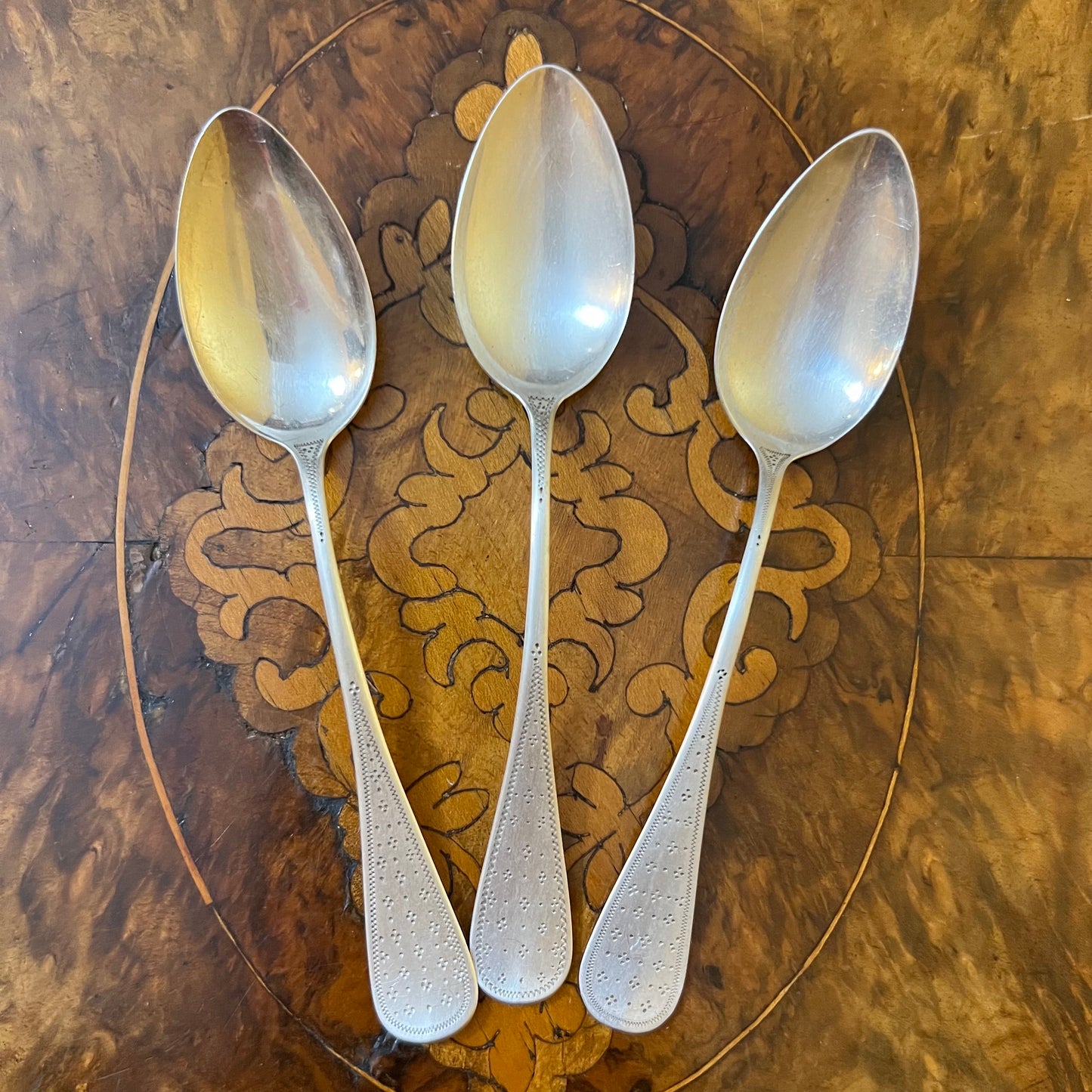 Buttner 800 Silver Tea Spoons Set Of 3