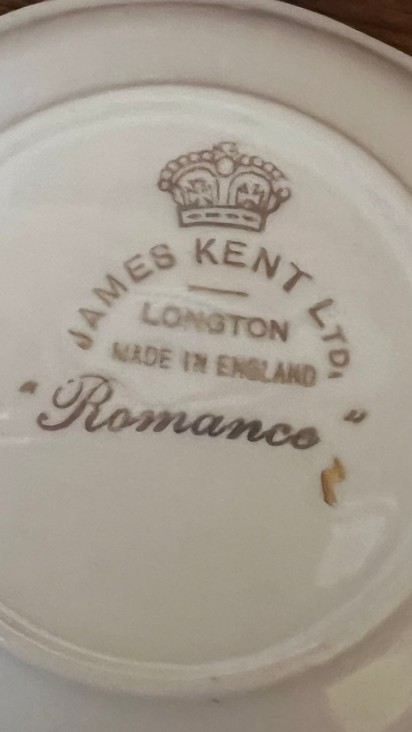 Vintage James Kent Romance Small Dish