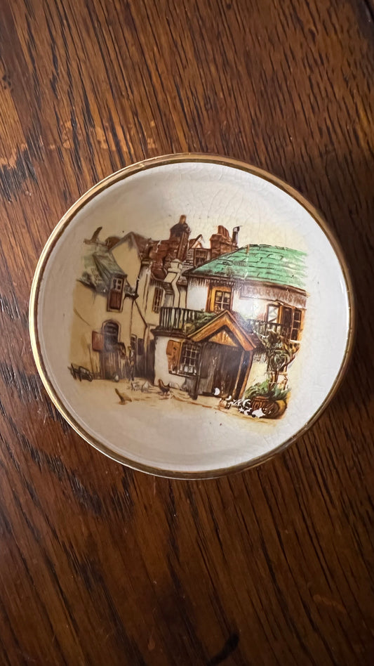 Vintage Sandland Ware House & Barn Small Dish