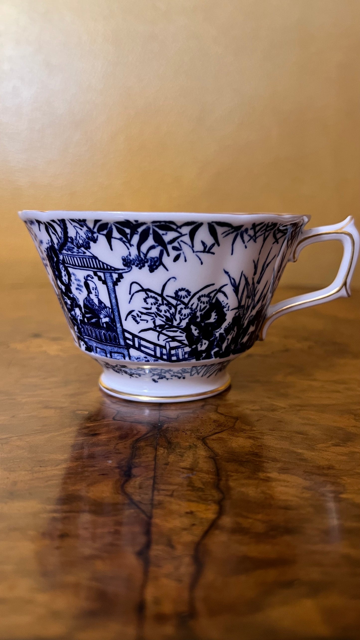 Vintage Royal Crown Derby Mikado Tea Cup & Saucer