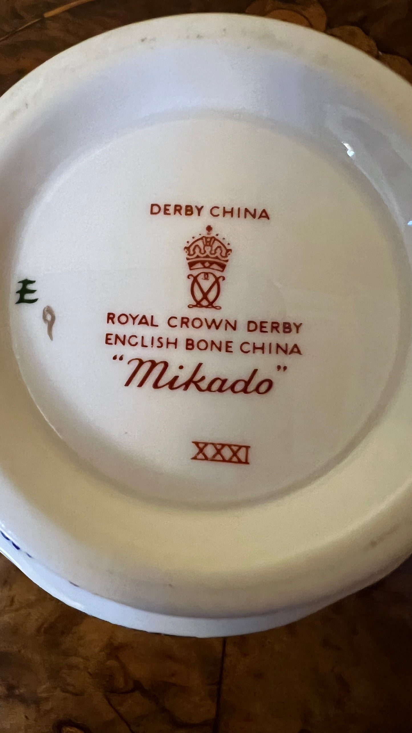 Vintage Royal Crown Derby Mikado Tea Cup & Saucer