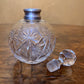 Antique 1914 William Henry Sparrow Crystal Perfume Bottle W Sterling Silver Trim