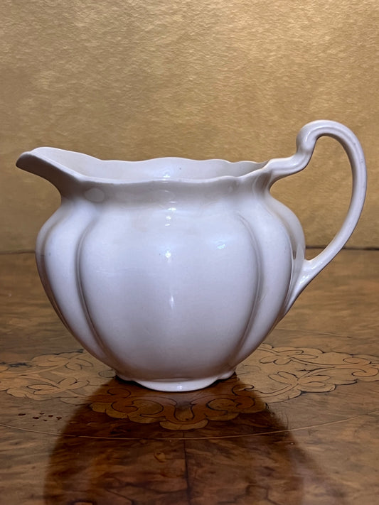 Vintage Victorian Johnson Bros Petal Cream Jug