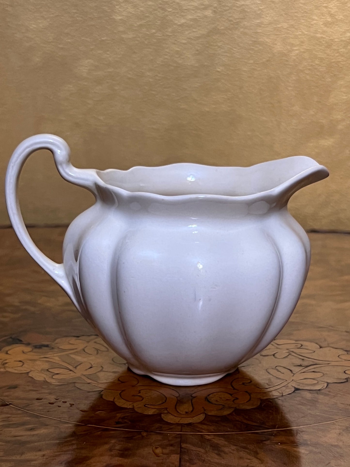 Vintage Victorian Johnson Bros Petal Cream Jug