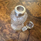 Antique 1909 Perfume Decanter W Sterling Silver Trim