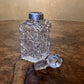 Antique 1904 Perfume Decanter W Sterling Silver Trim