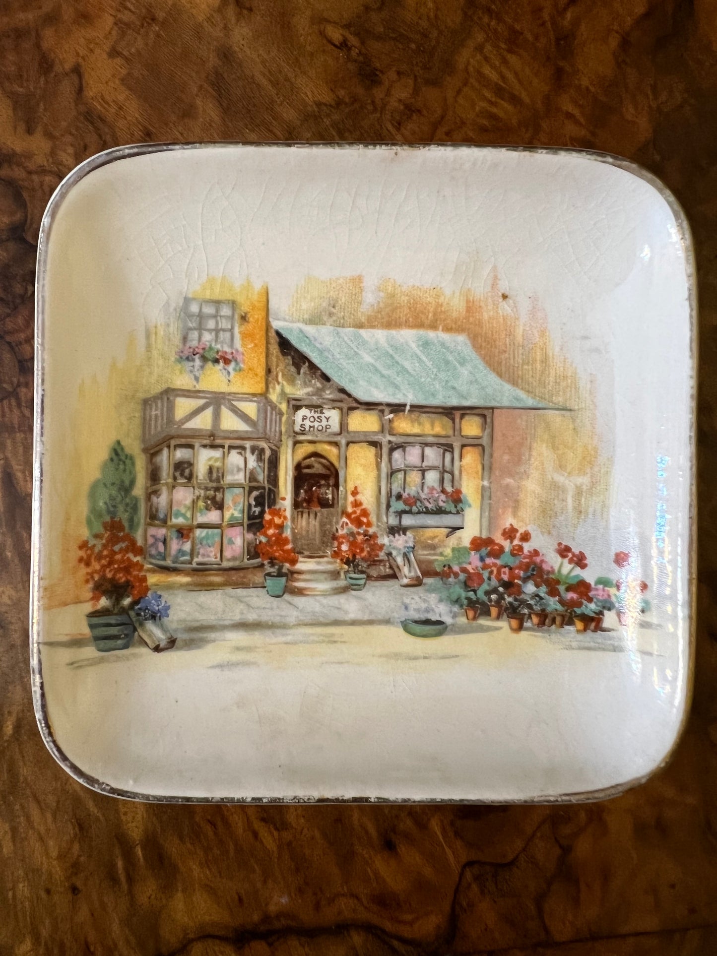 Vintage Lancasters Hanley The Posy Shop Small Dish