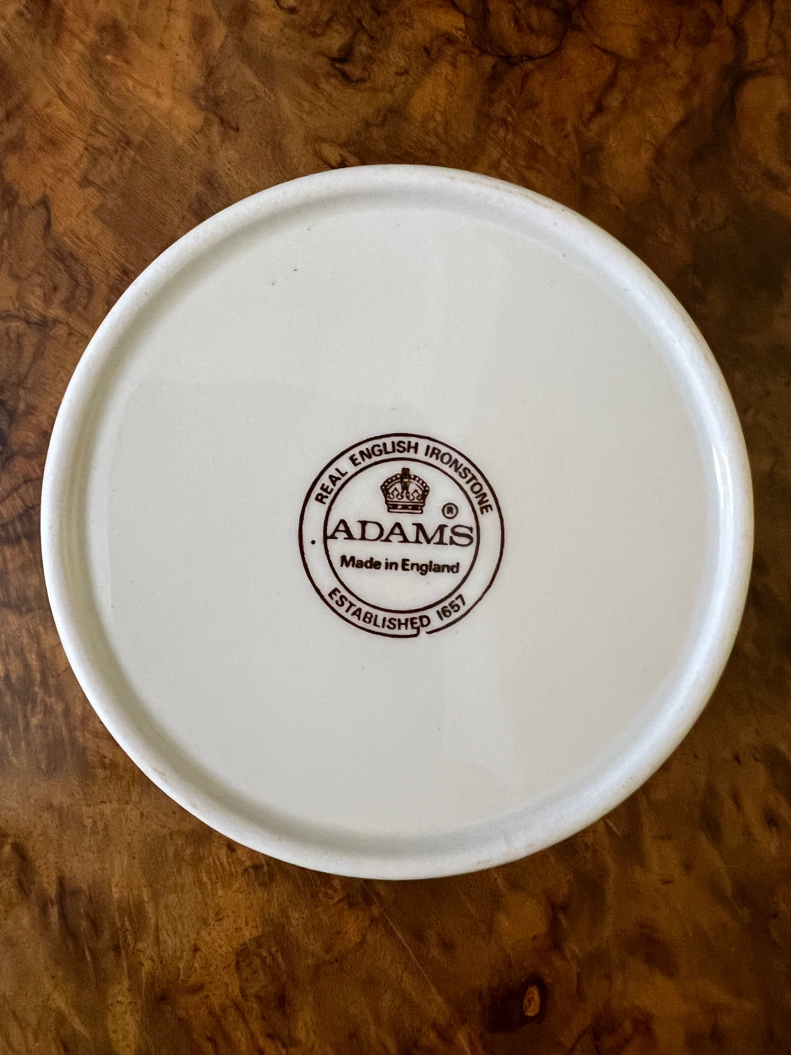 VINTAGE ADAMS REAL ENGLISH IRONSTONE 2024