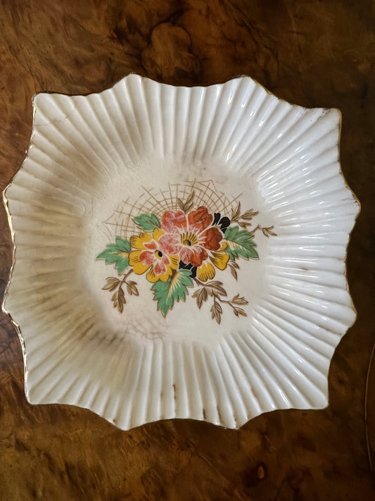 Vintage Royal Alma Floral Trinket Dish