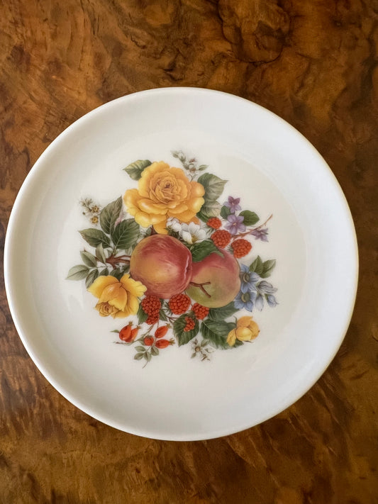 Vintage Vohenstrauss Johann Seltman Apple Floral Small Plate